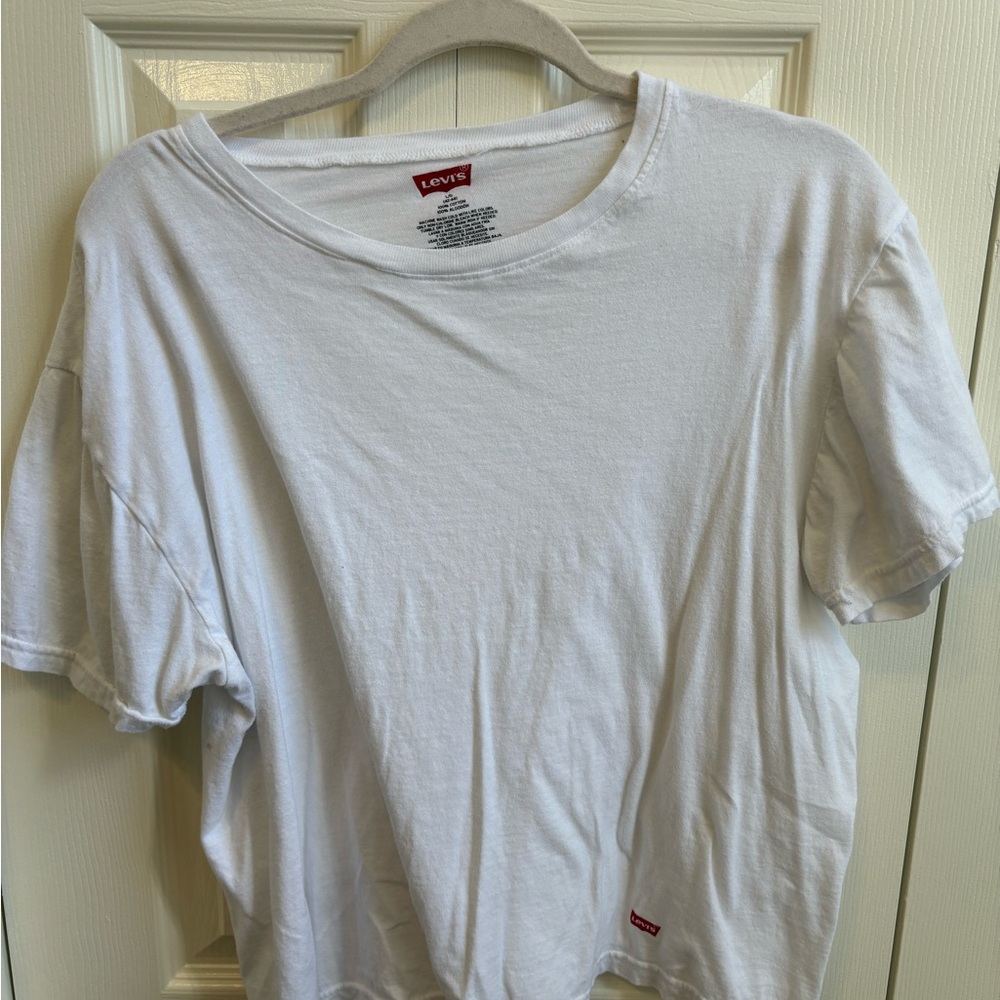 Levi's Classic White Cotton Tee